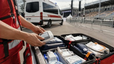 Дежурство скорой на мероприятиях в Таганроге