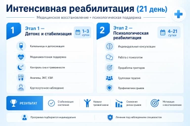 Реабилитация за 21 день в Таганроге